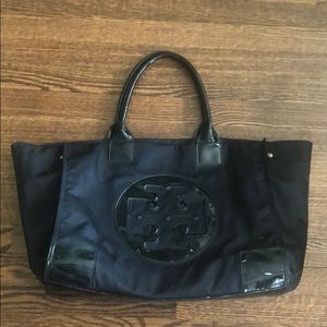 Tory Burch Ella Patent Nylon Tote